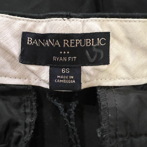 Banana Republic Ryan Fit Ladies Black Twill Pants - Picture 2 of 13